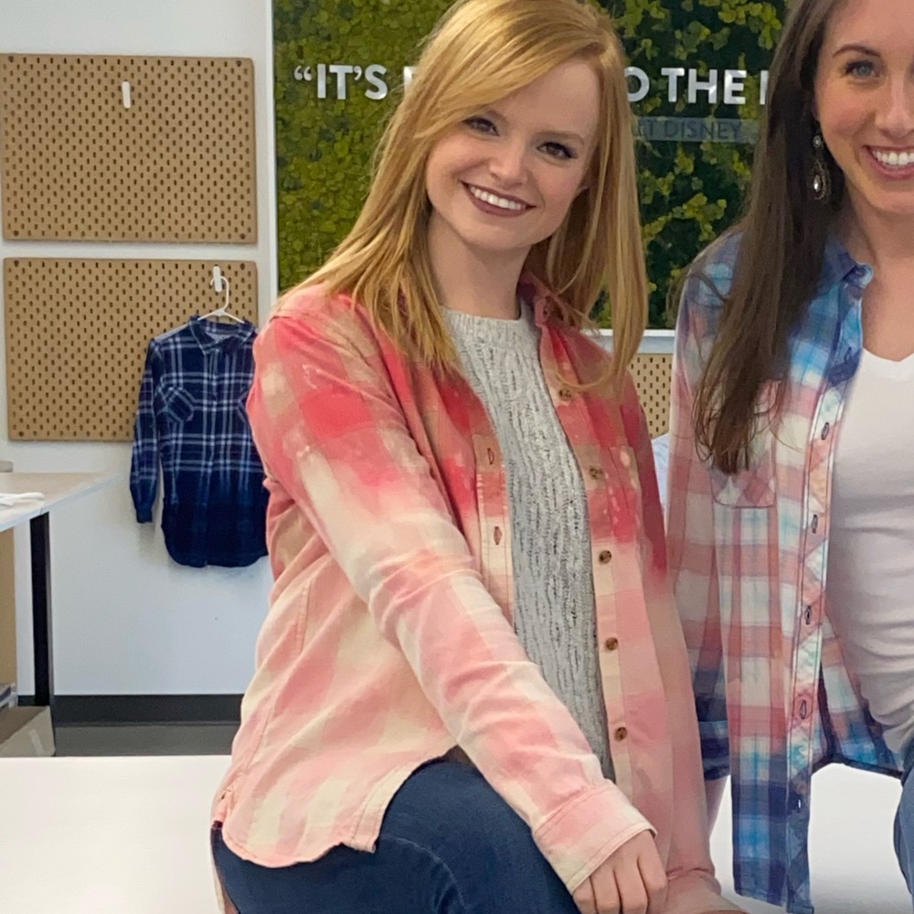 *CUSTOM DYED BUTTON DOWN SHIRT